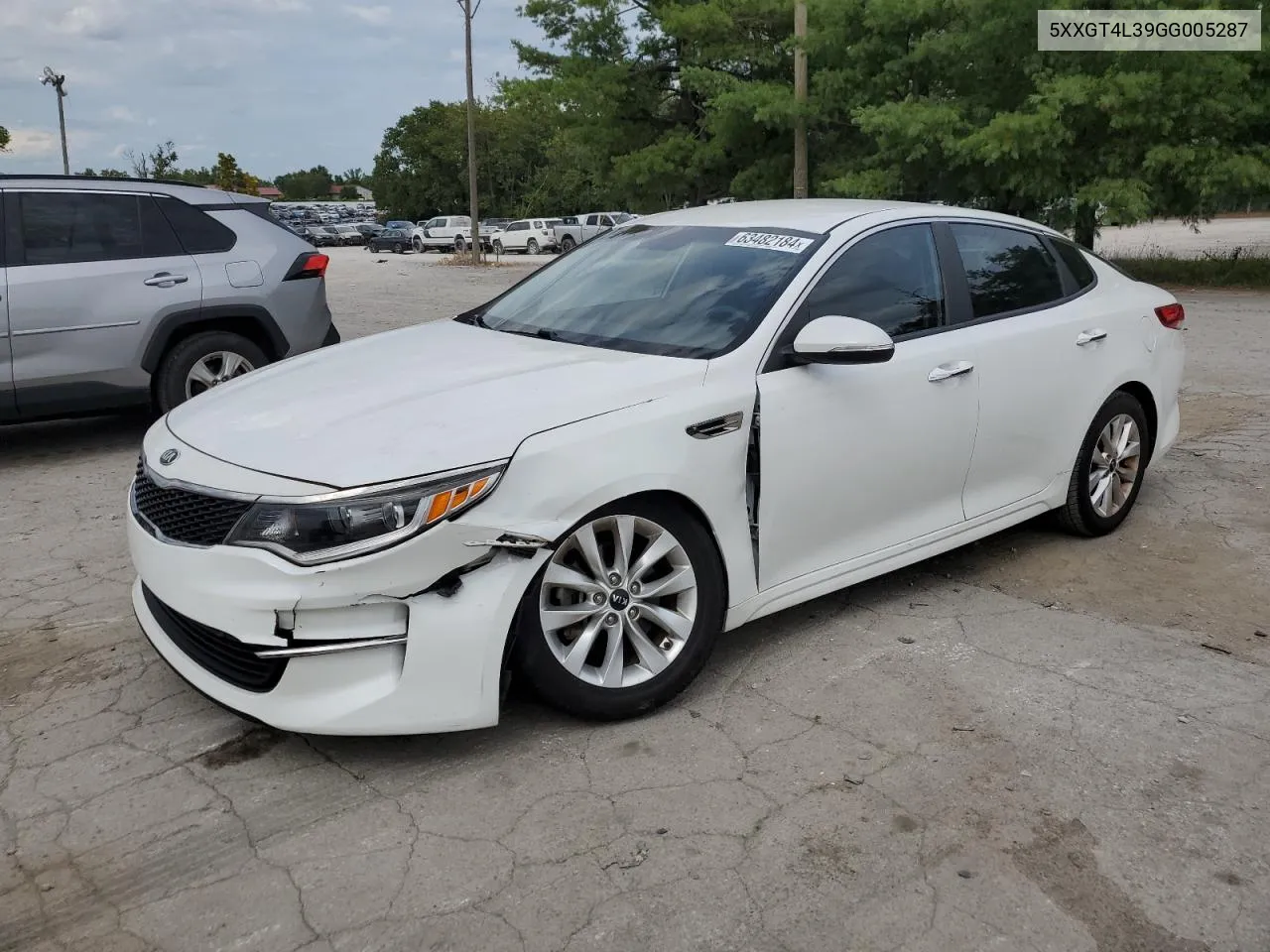 2016 Kia Optima Lx VIN: 5XXGT4L39GG005287 Lot: 63482184