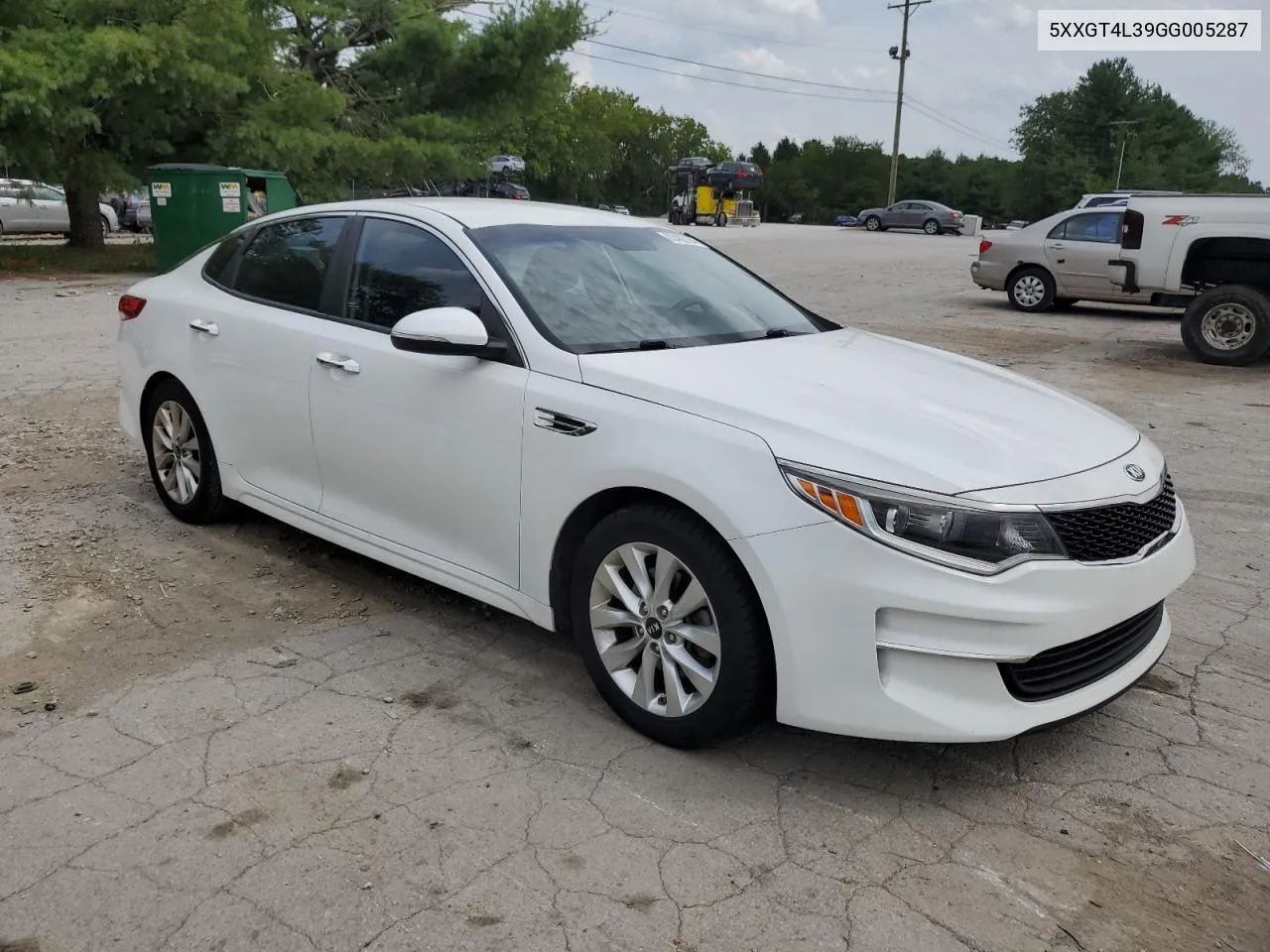 2016 Kia Optima Lx VIN: 5XXGT4L39GG005287 Lot: 63482184