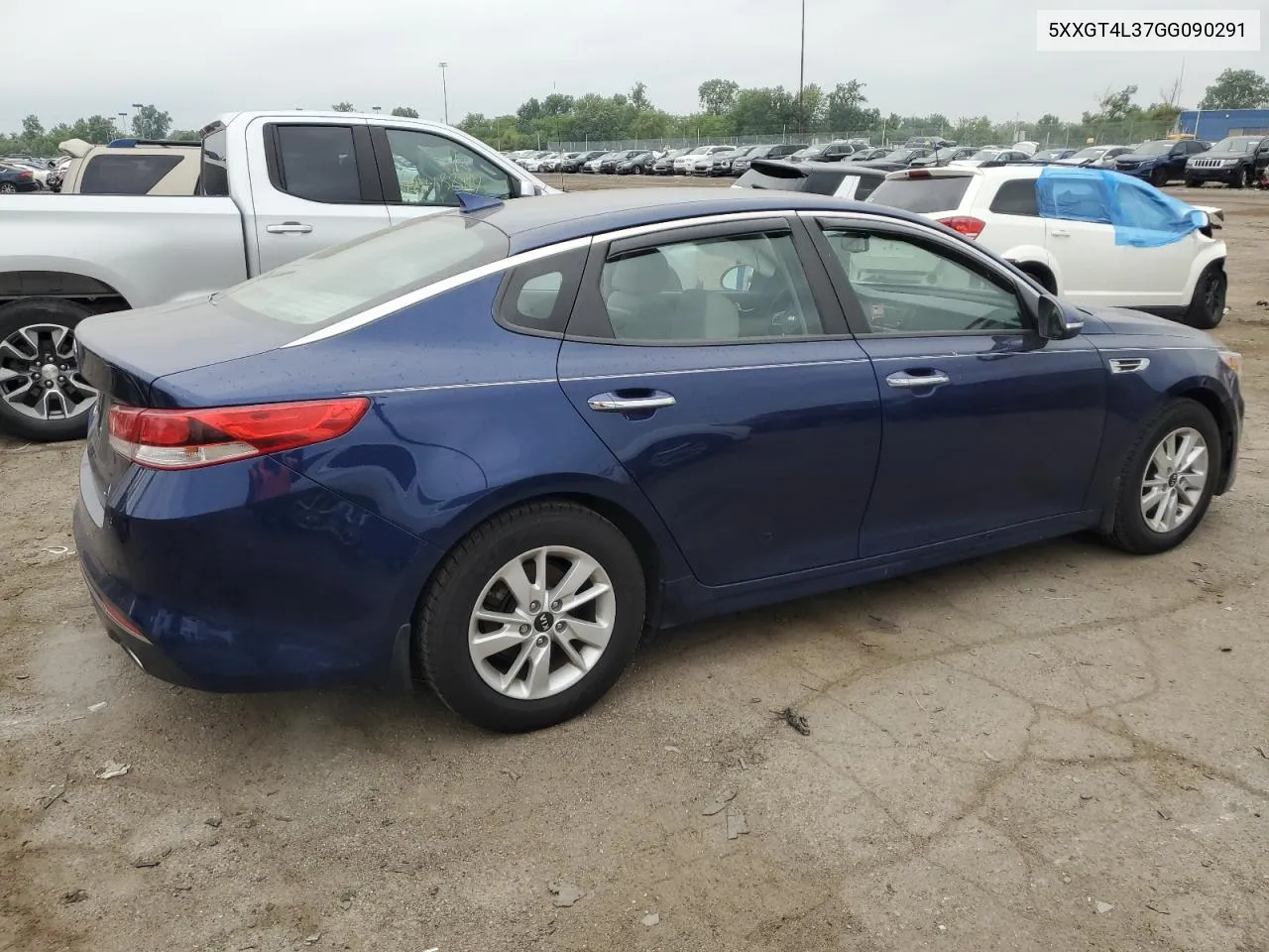 5XXGT4L37GG090291 2016 Kia Optima Lx