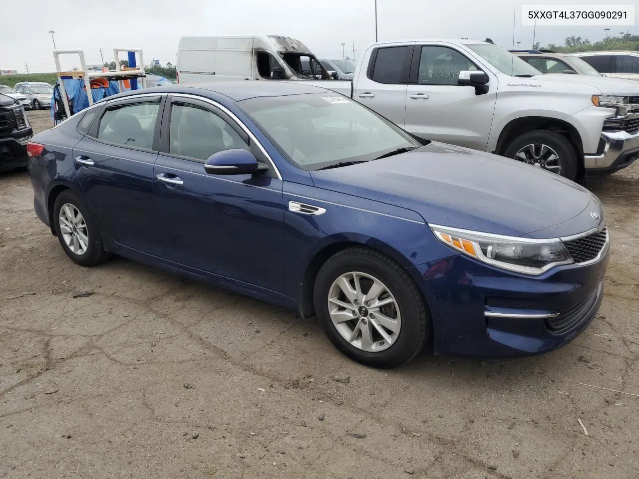 5XXGT4L37GG090291 2016 Kia Optima Lx