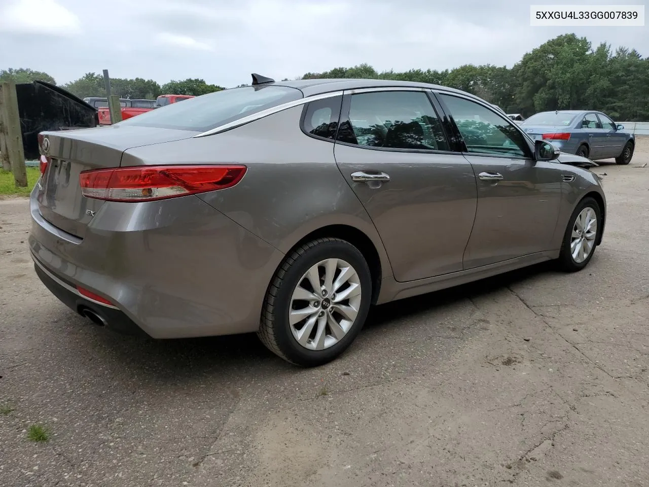 2016 Kia Optima Ex VIN: 5XXGU4L33GG007839 Lot: 64139834