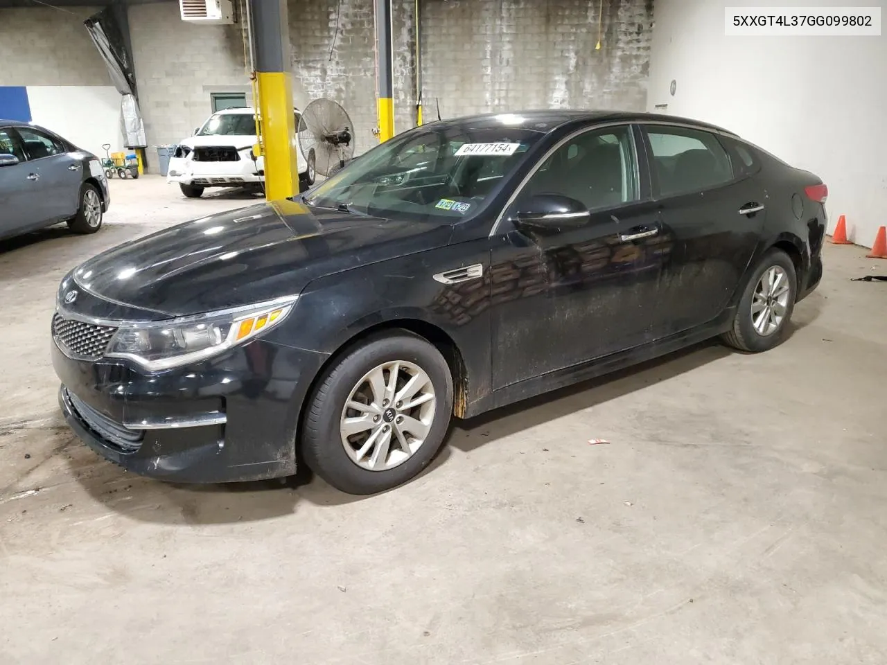 2016 Kia Optima Lx VIN: 5XXGT4L37GG099802 Lot: 64177154