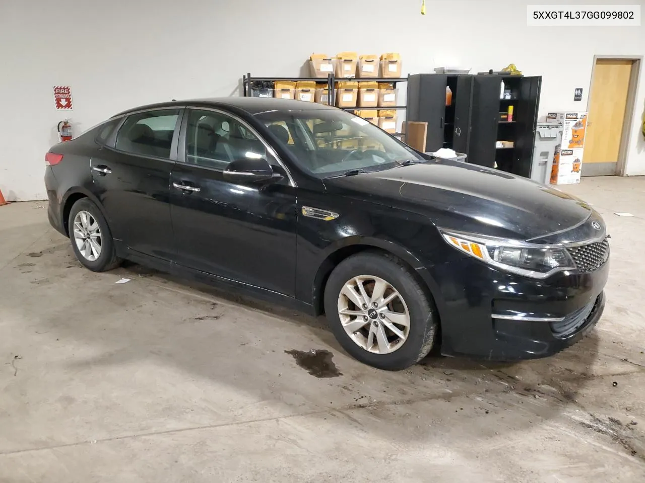 2016 Kia Optima Lx VIN: 5XXGT4L37GG099802 Lot: 64177154