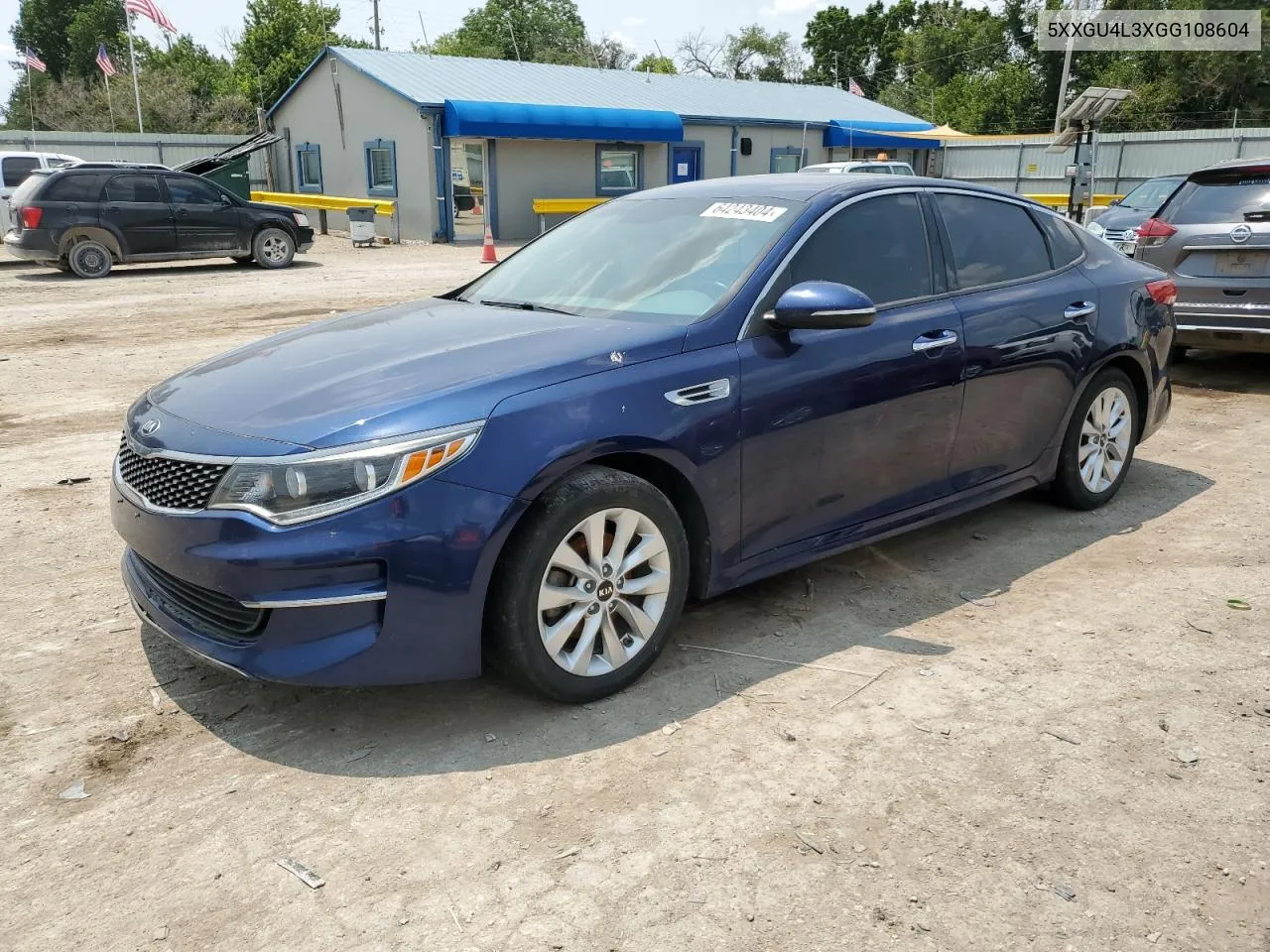 5XXGU4L3XGG108604 2016 Kia Optima Ex