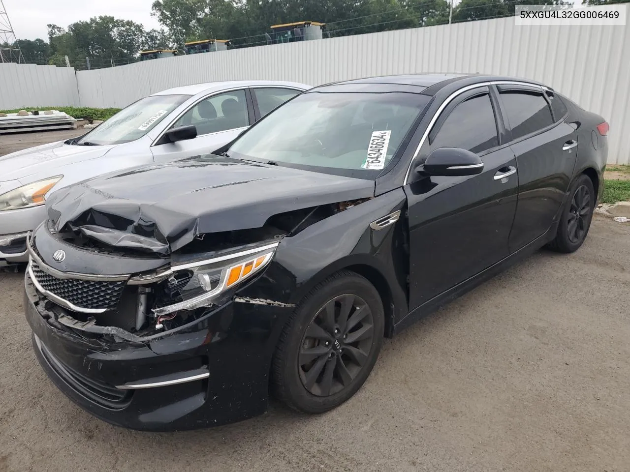 5XXGU4L32GG006469 2016 Kia Optima Ex