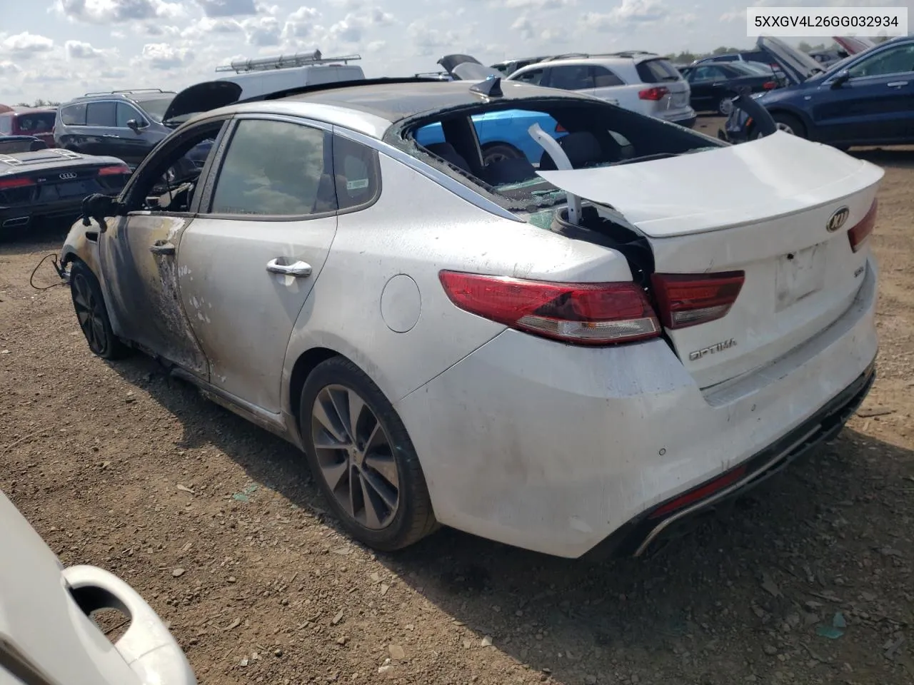 5XXGV4L26GG032934 2016 Kia Optima Sxl