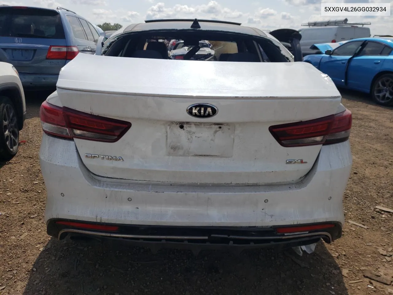 5XXGV4L26GG032934 2016 Kia Optima Sxl