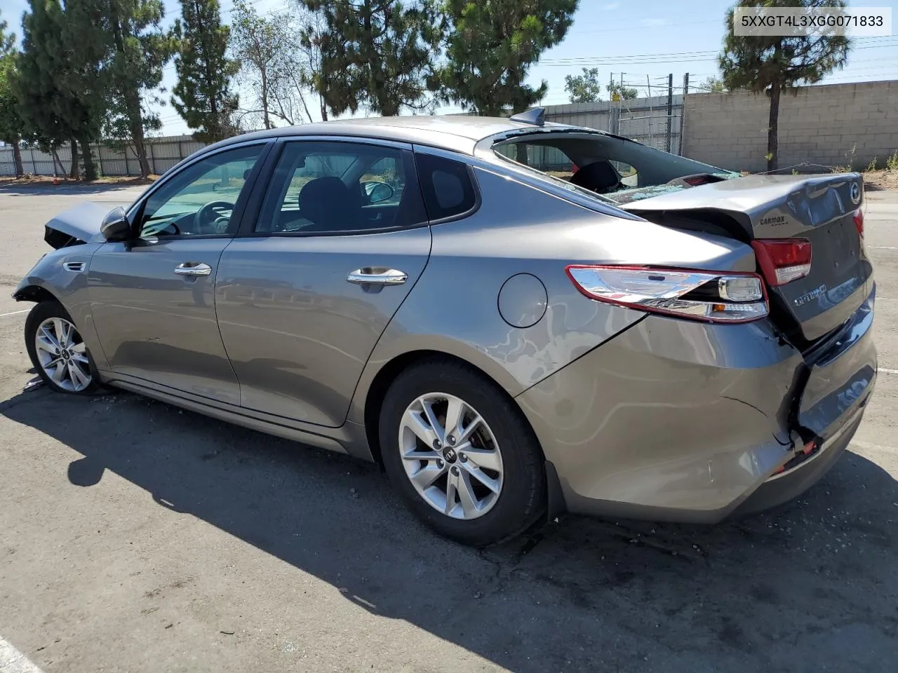 2016 Kia Optima Lx VIN: 5XXGT4L3XGG071833 Lot: 65242884