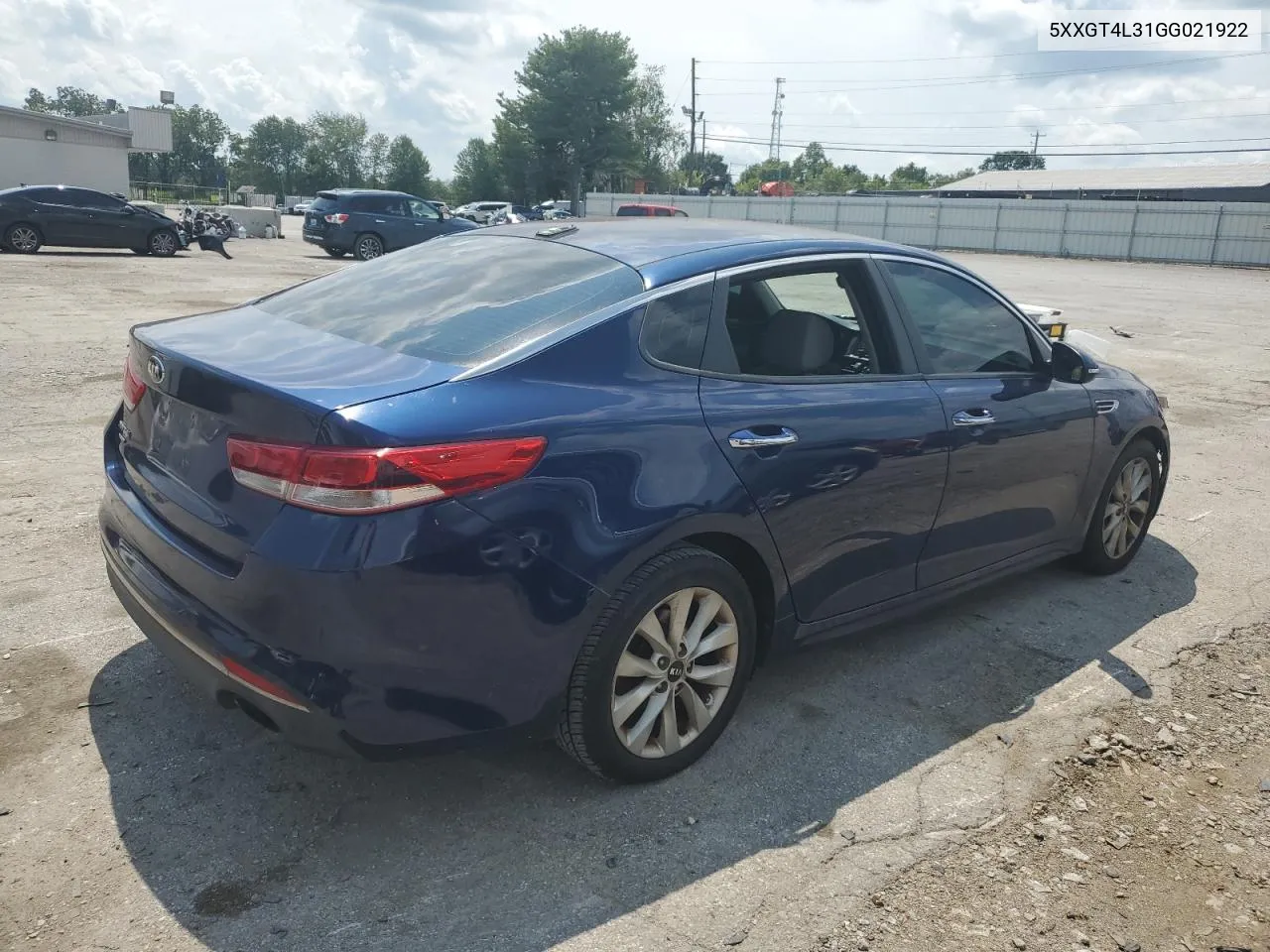 2016 Kia Optima Lx VIN: 5XXGT4L31GG021922 Lot: 65393454