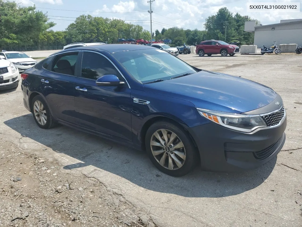 5XXGT4L31GG021922 2016 Kia Optima Lx