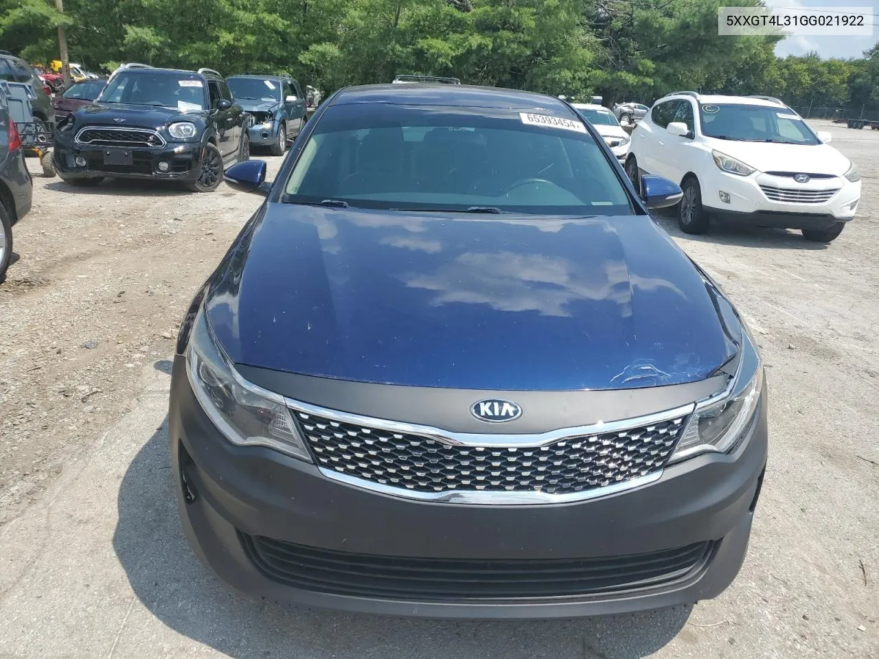 2016 Kia Optima Lx VIN: 5XXGT4L31GG021922 Lot: 65393454