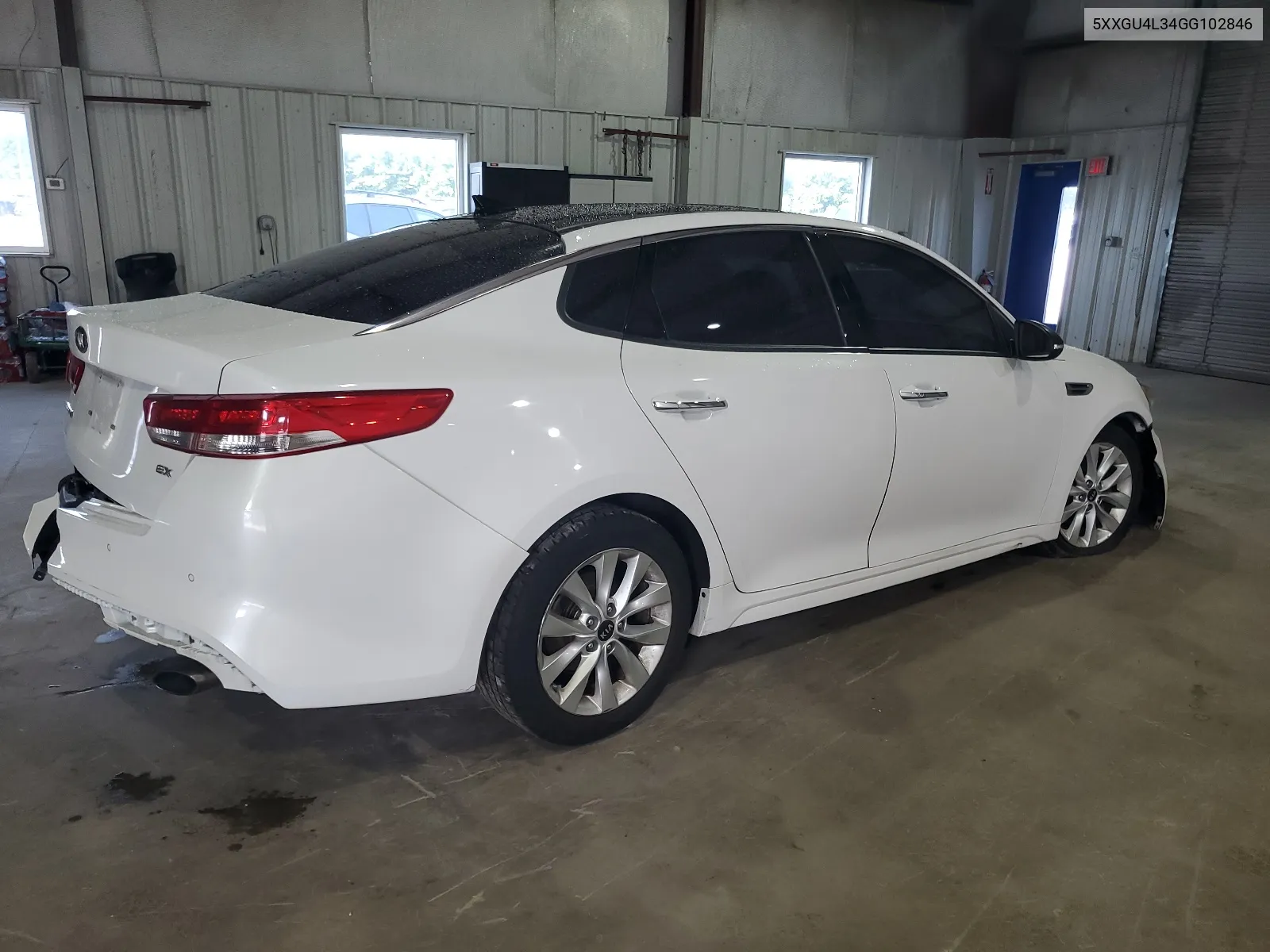 5XXGU4L34GG102846 2016 Kia Optima Ex