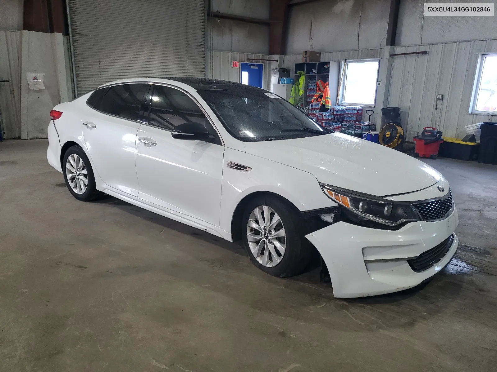 5XXGU4L34GG102846 2016 Kia Optima Ex