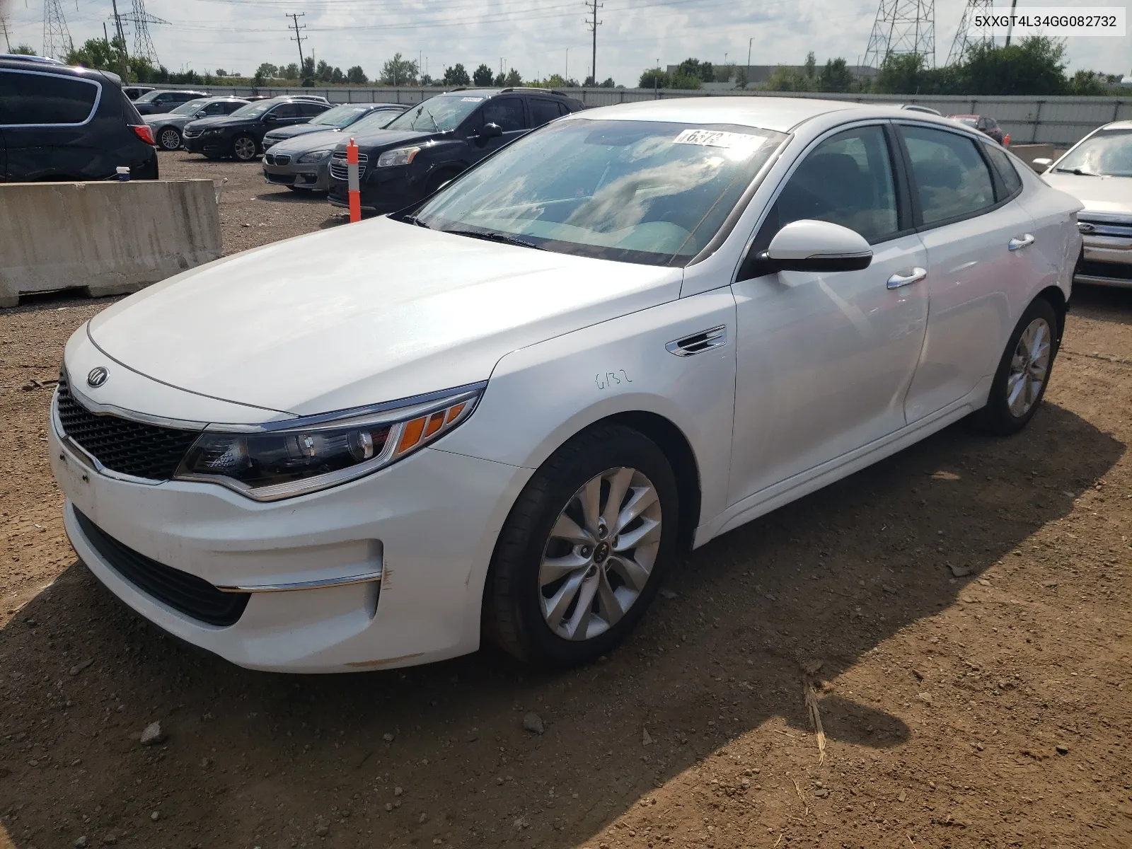 2016 Kia Optima Lx VIN: 5XXGT4L34GG082732 Lot: 65731824