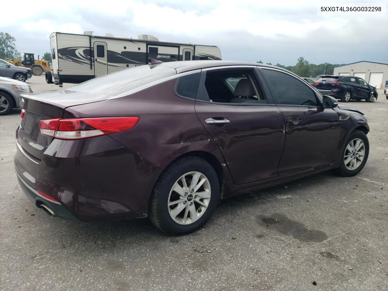 2016 Kia Optima Lx VIN: 5XXGT4L36GG032298 Lot: 65944444