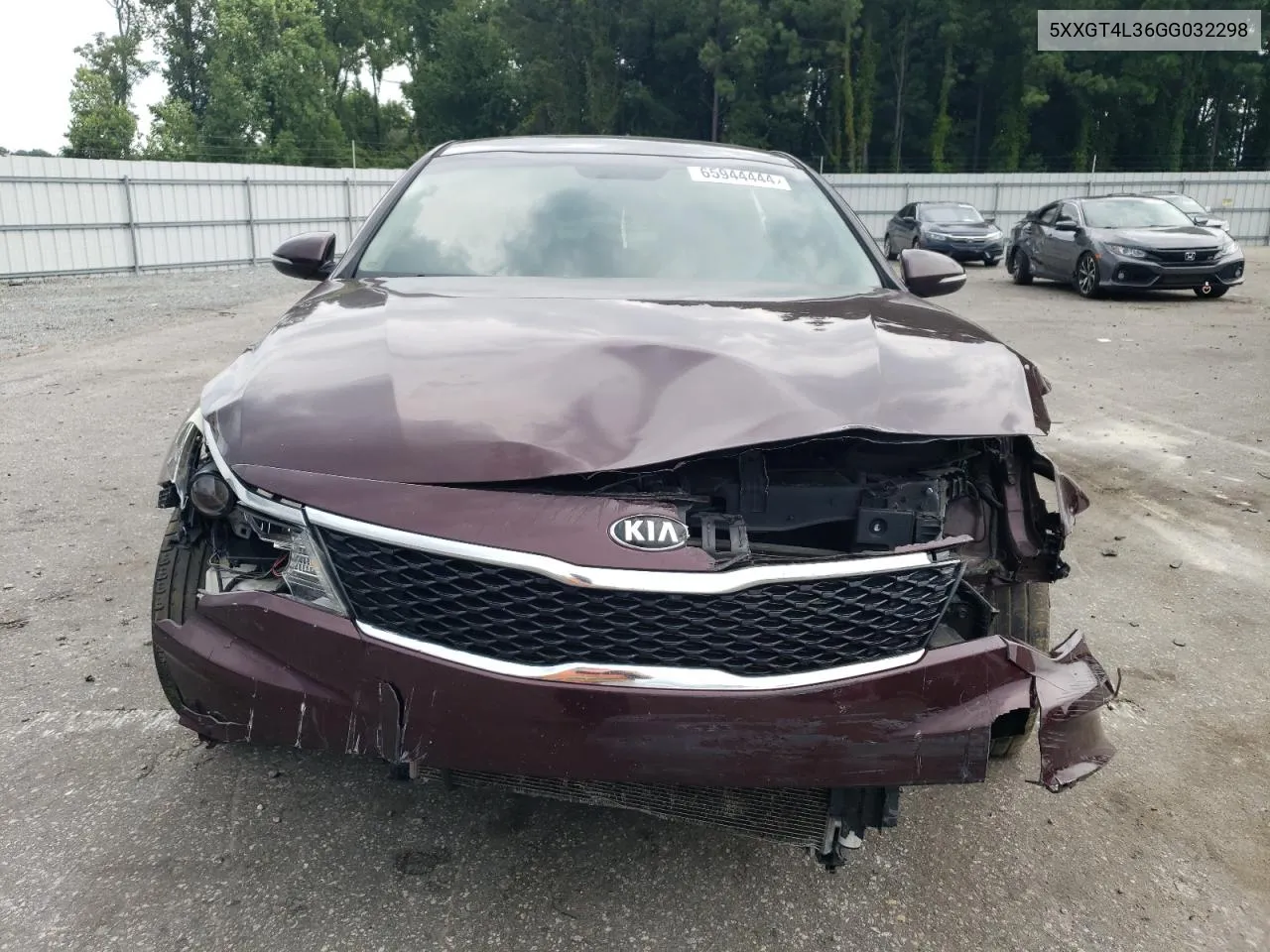 2016 Kia Optima Lx VIN: 5XXGT4L36GG032298 Lot: 65944444