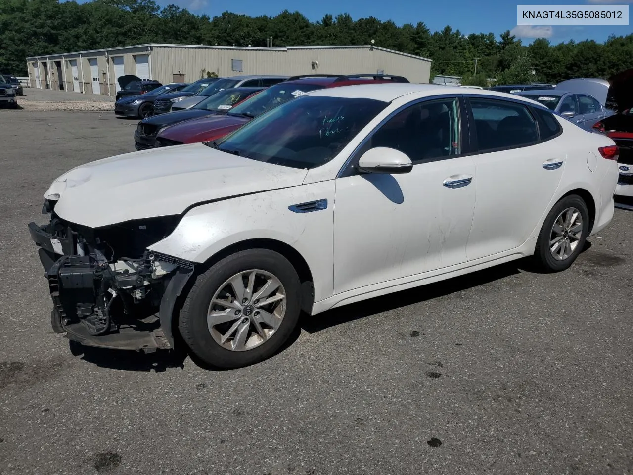 KNAGT4L35G5085012 2016 Kia Optima Lx