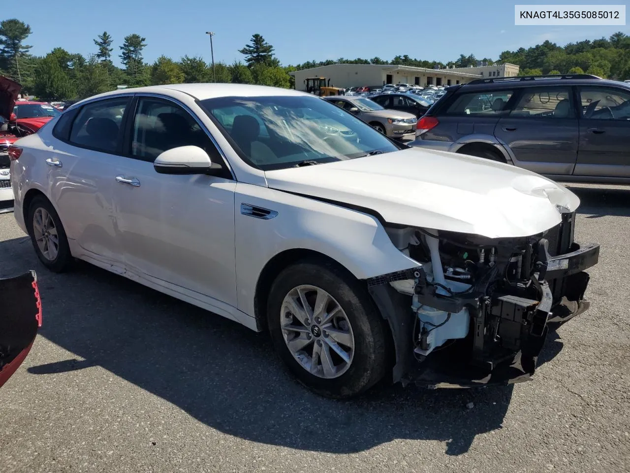 KNAGT4L35G5085012 2016 Kia Optima Lx