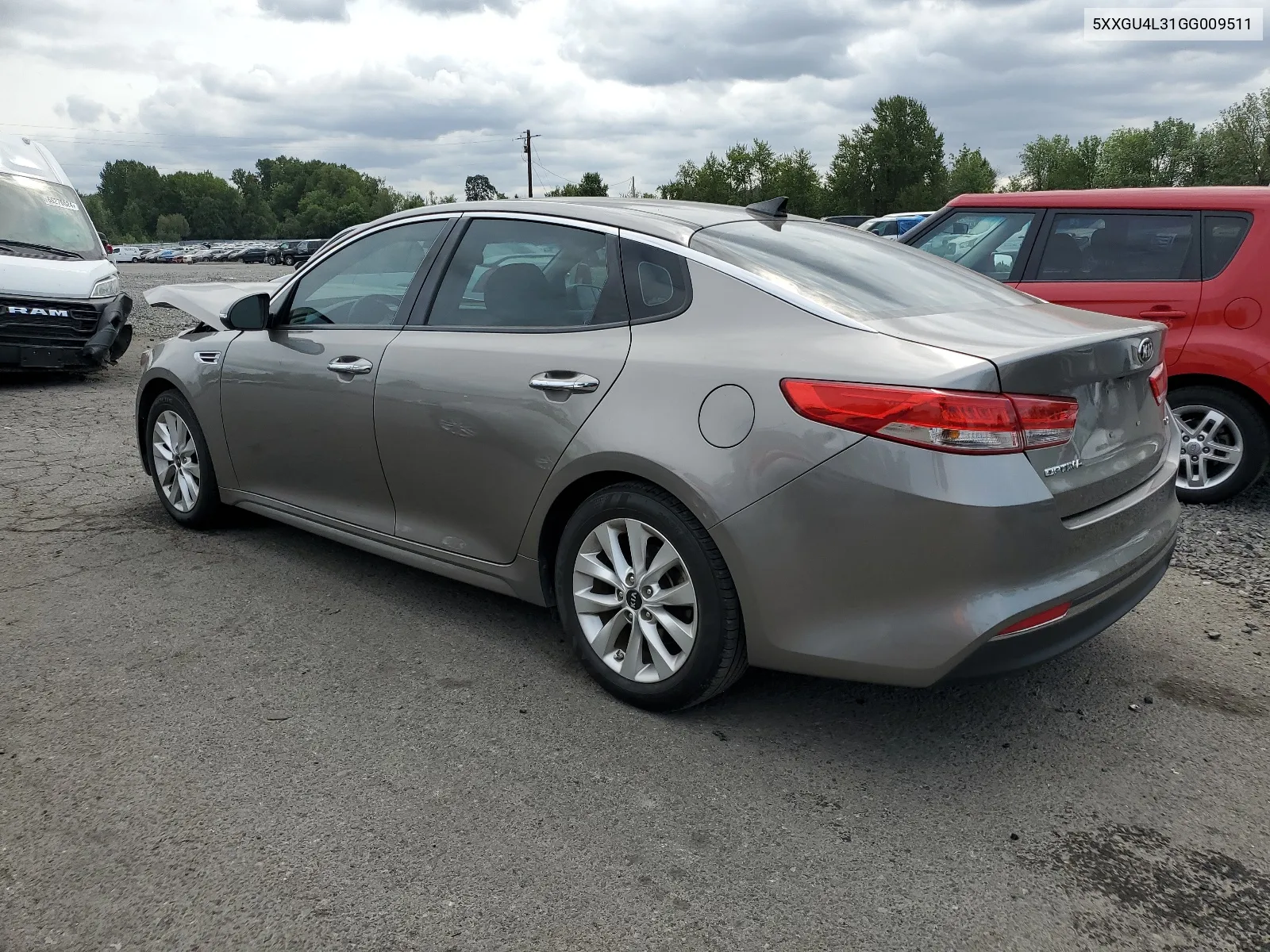 5XXGU4L31GG009511 2016 Kia Optima Ex