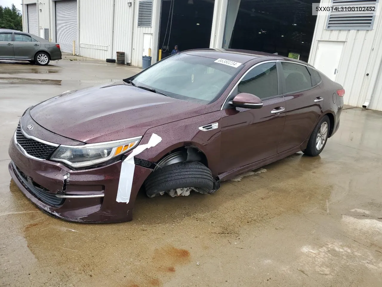 5XXGT4L31GG102452 2016 Kia Optima Lx