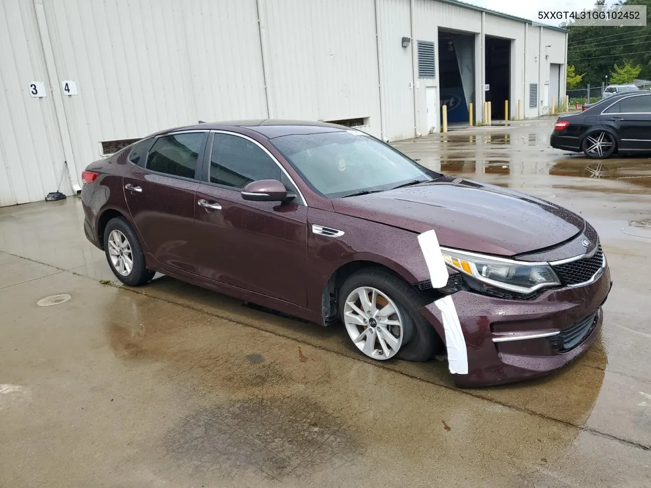 5XXGT4L31GG102452 2016 Kia Optima Lx