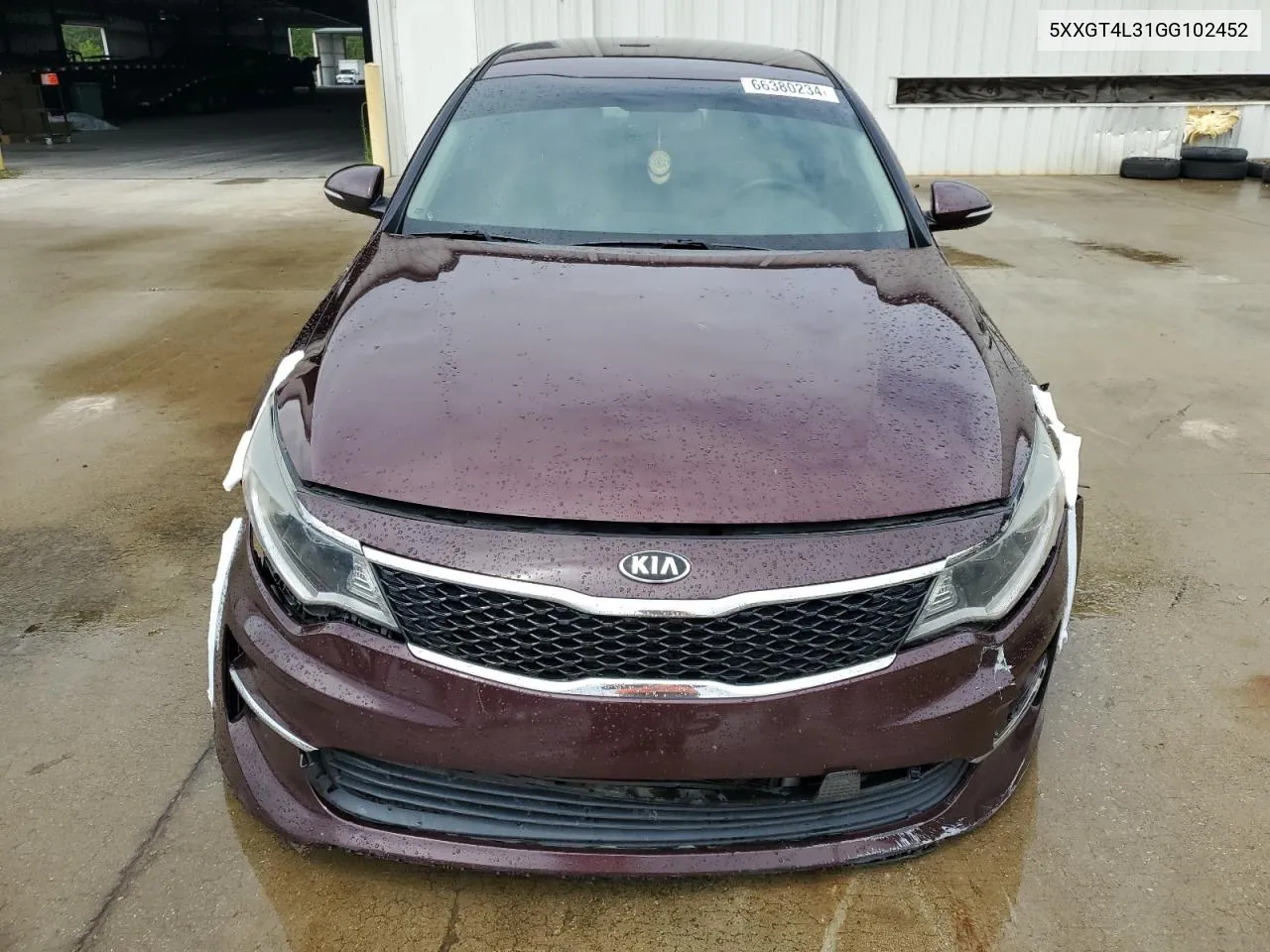 2016 Kia Optima Lx VIN: 5XXGT4L31GG102452 Lot: 66380234