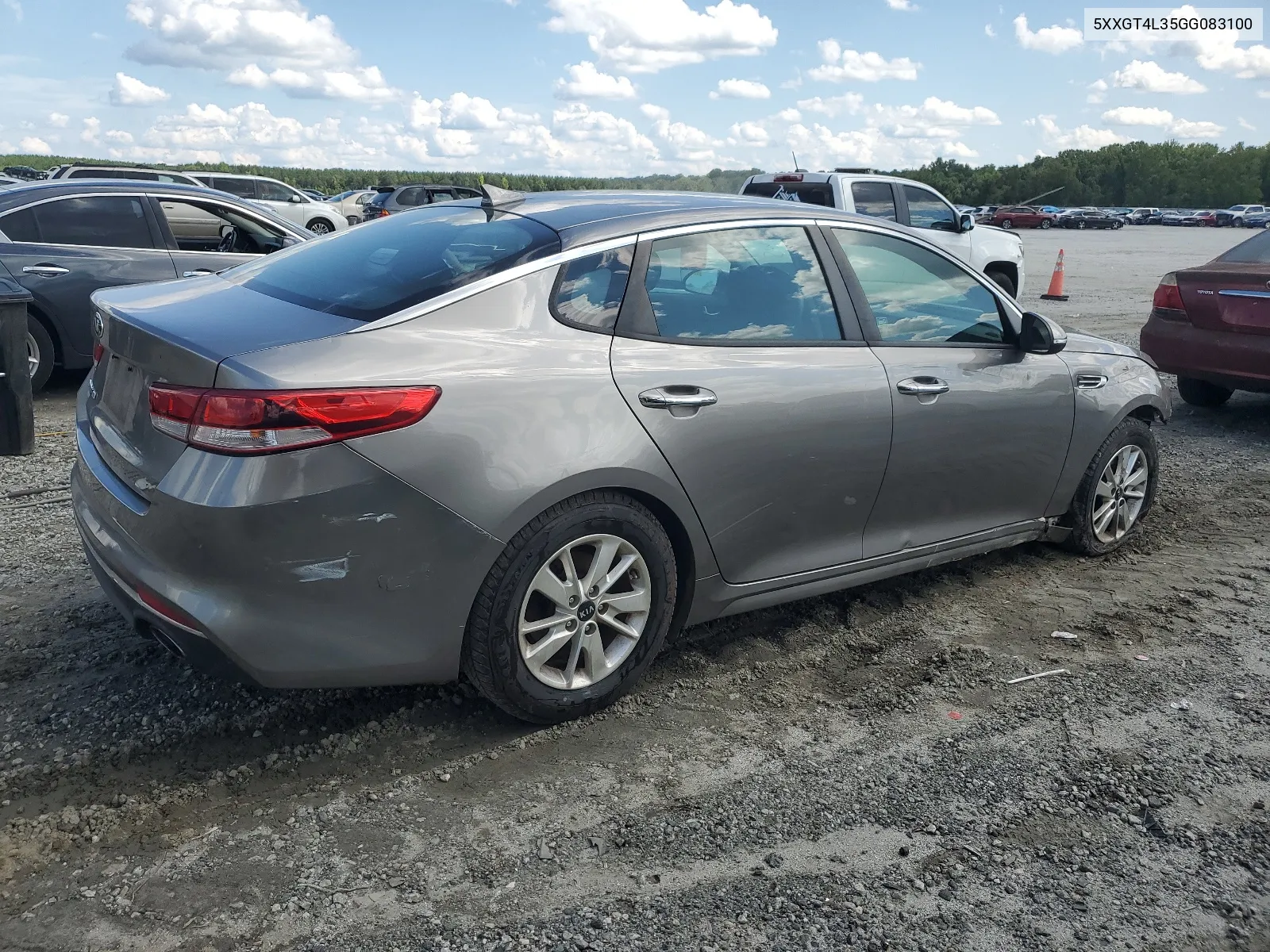 5XXGT4L35GG083100 2016 Kia Optima Lx