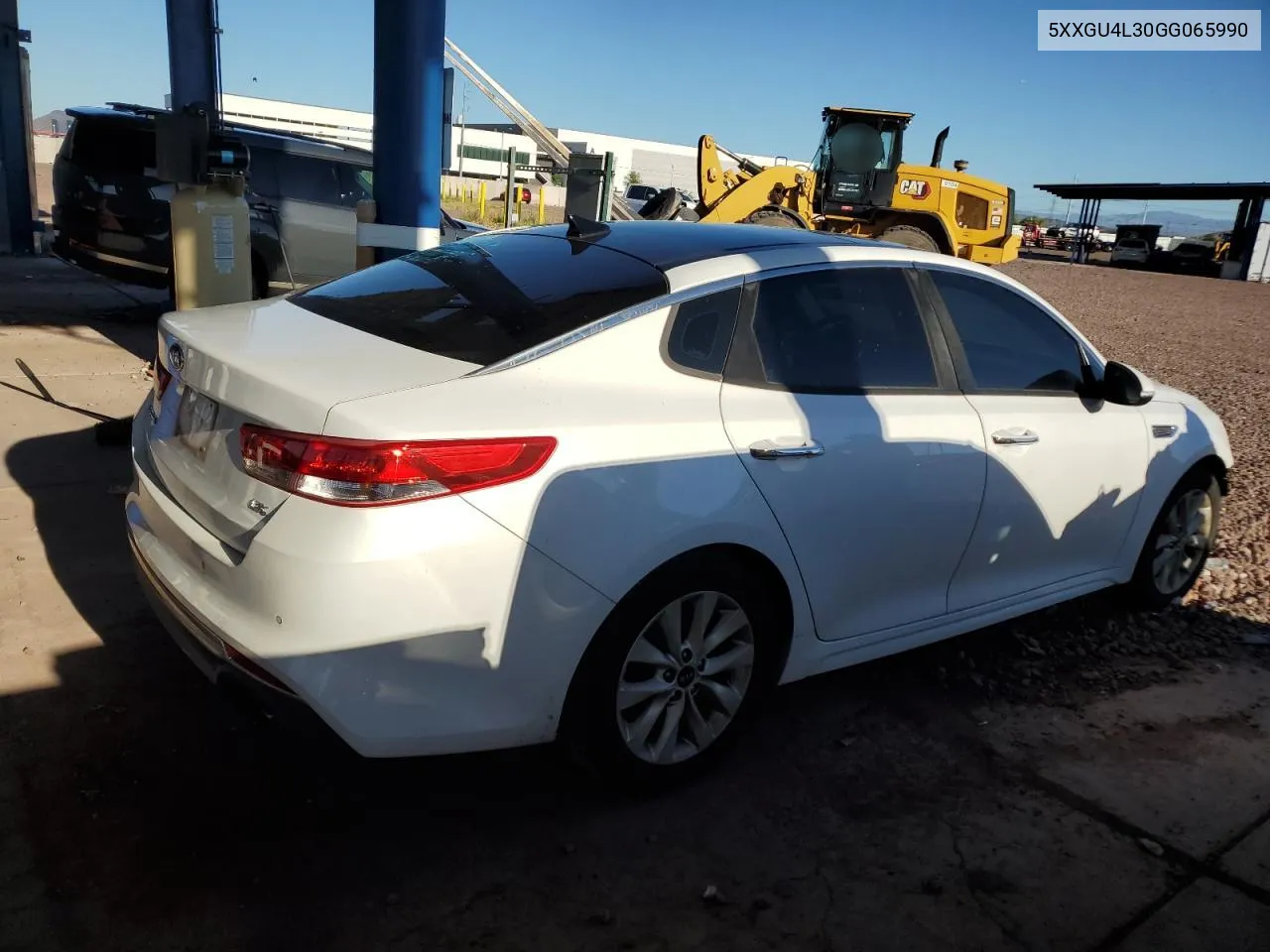 5XXGU4L30GG065990 2016 Kia Optima Ex