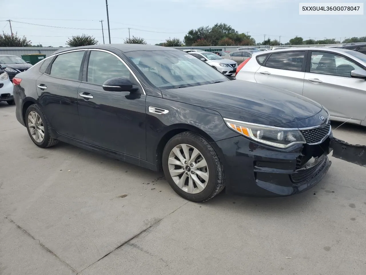 2016 Kia Optima Ex VIN: 5XXGU4L36GG078047 Lot: 66902254