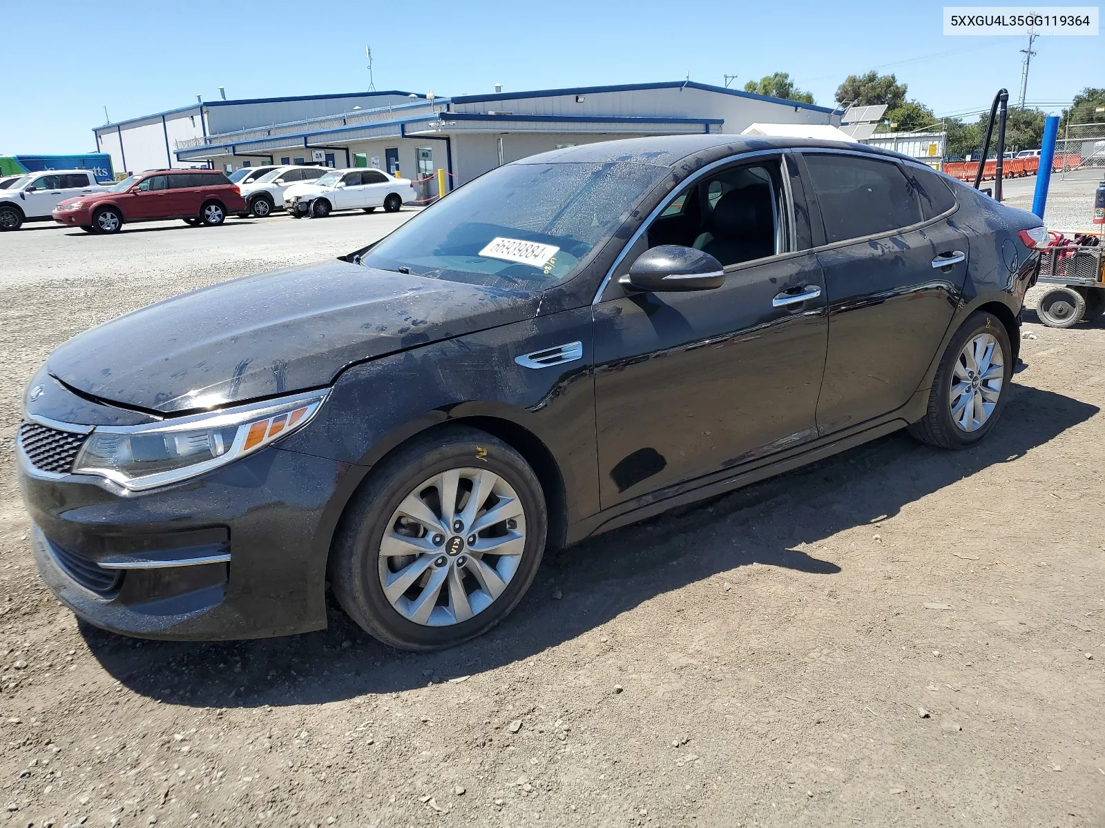 5XXGU4L35GG119364 2016 Kia Optima Ex