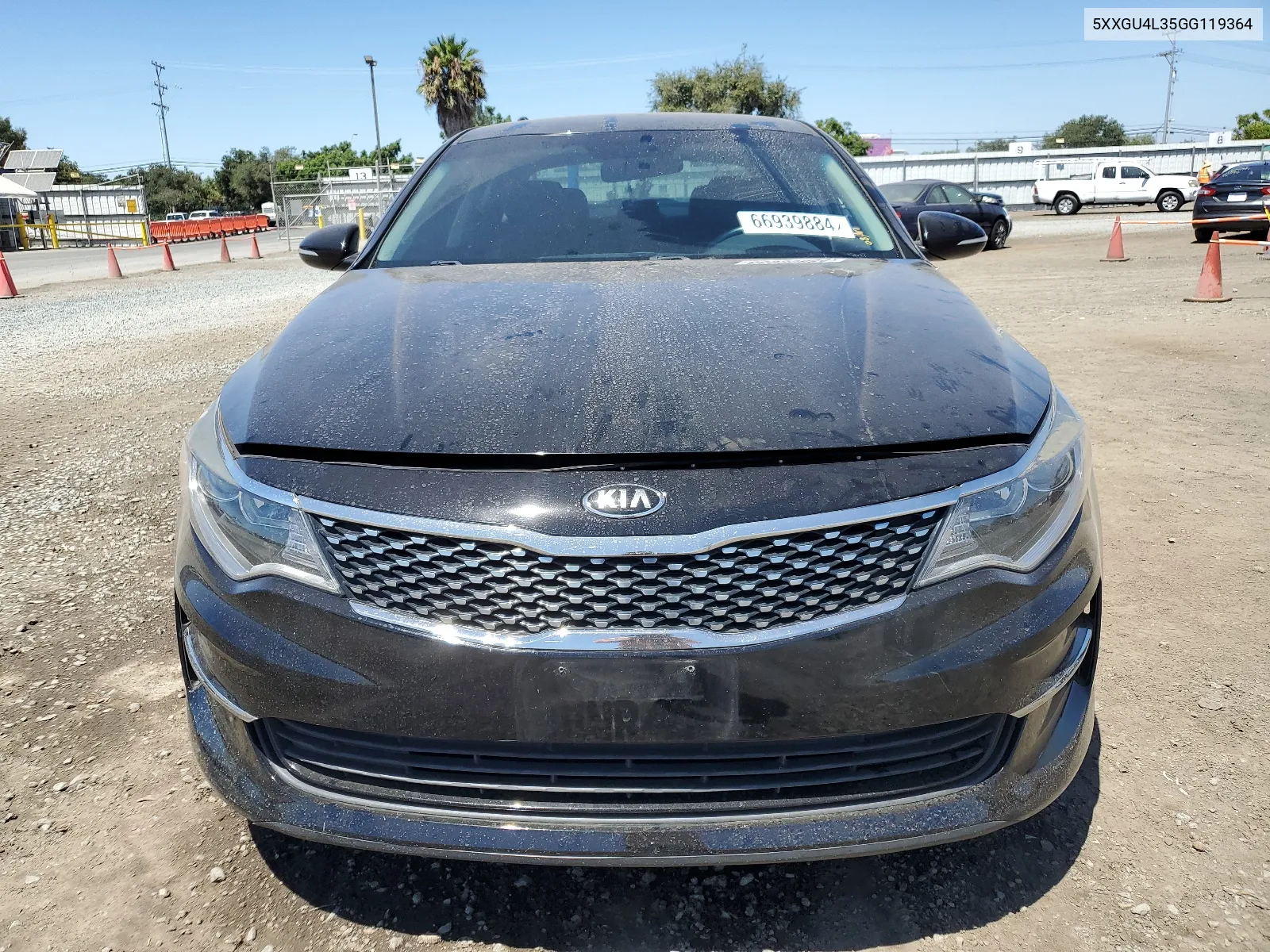 5XXGU4L35GG119364 2016 Kia Optima Ex