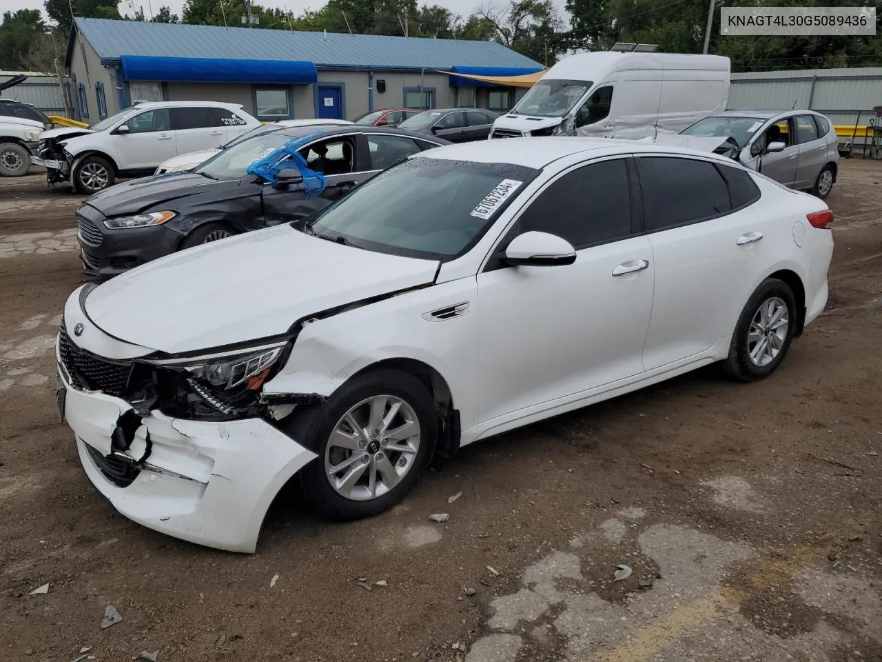 KNAGT4L30G5089436 2016 Kia Optima Lx