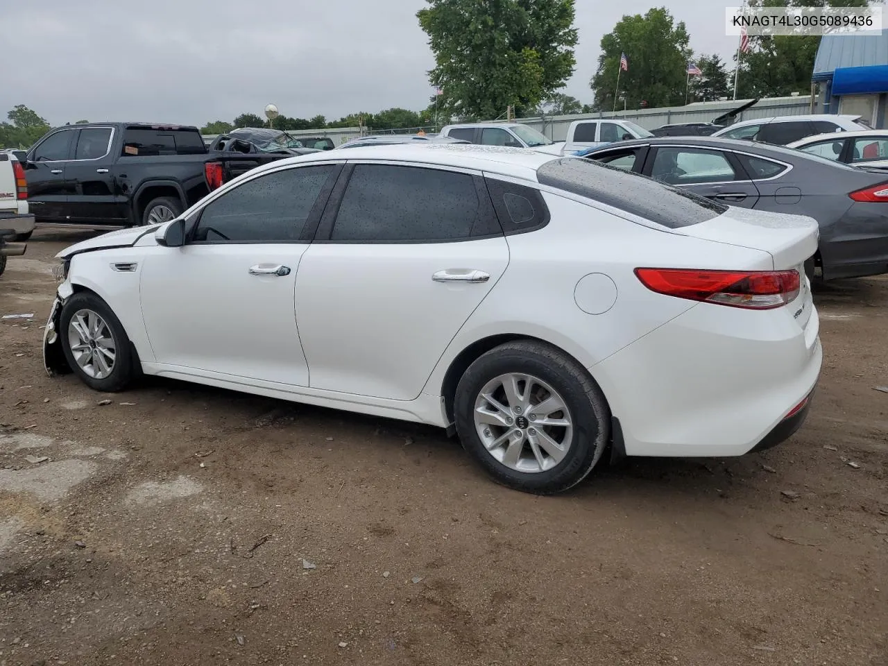 KNAGT4L30G5089436 2016 Kia Optima Lx