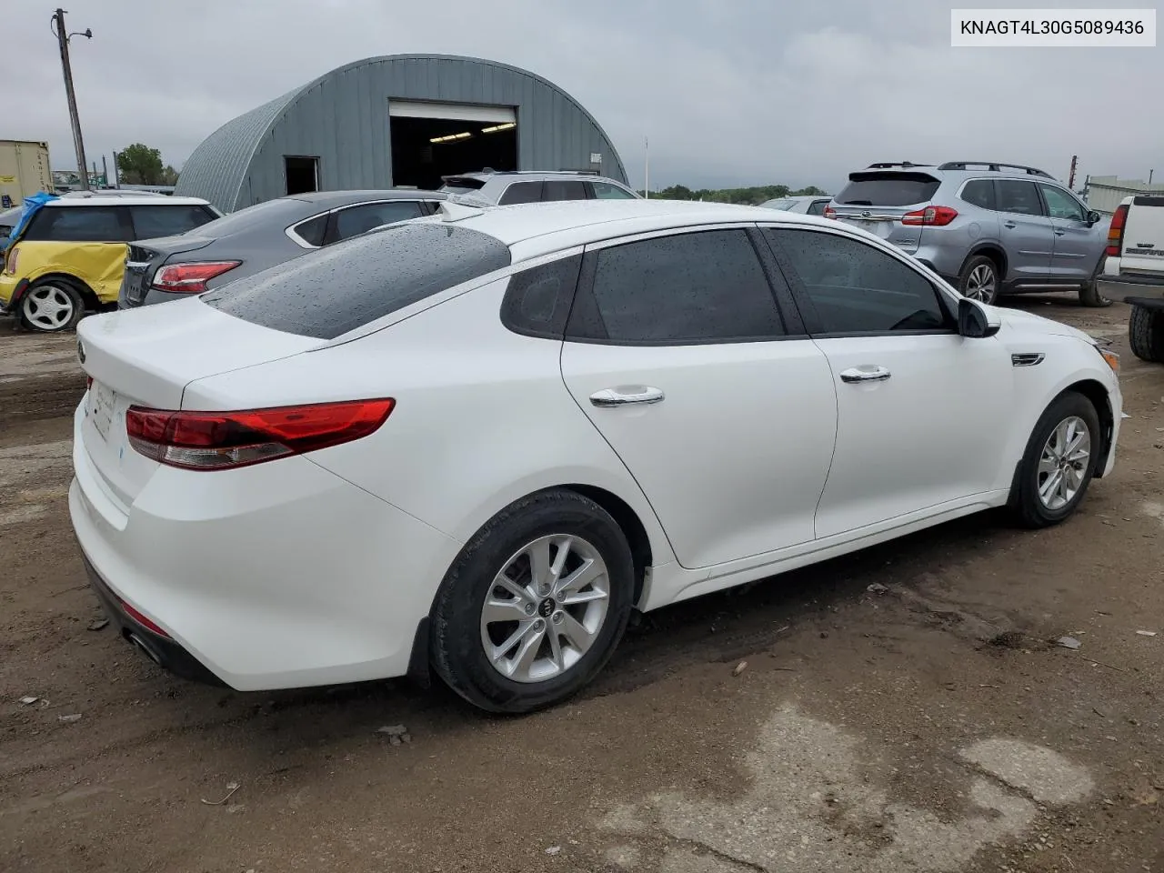 KNAGT4L30G5089436 2016 Kia Optima Lx