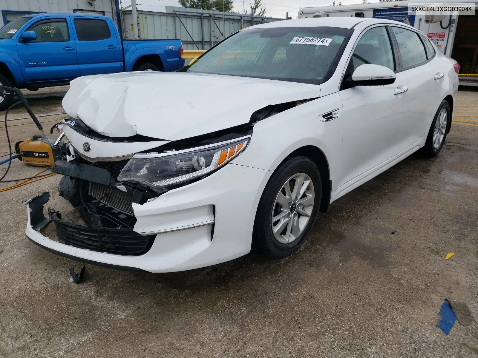 2016 Kia Optima Lx VIN: 5XXGT4L3XGG039044 Lot: 67156274