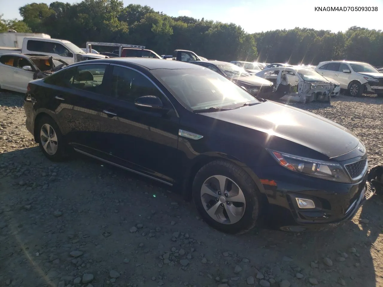 2016 Kia Optima Hybrid VIN: KNAGM4AD7G5093038 Lot: 67197984