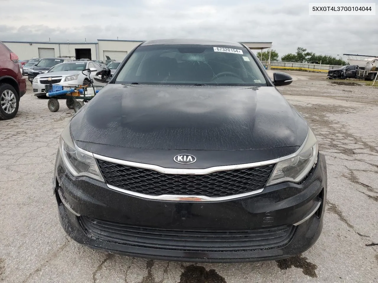 2016 Kia Optima Lx VIN: 5XXGT4L37GG104044 Lot: 67320154