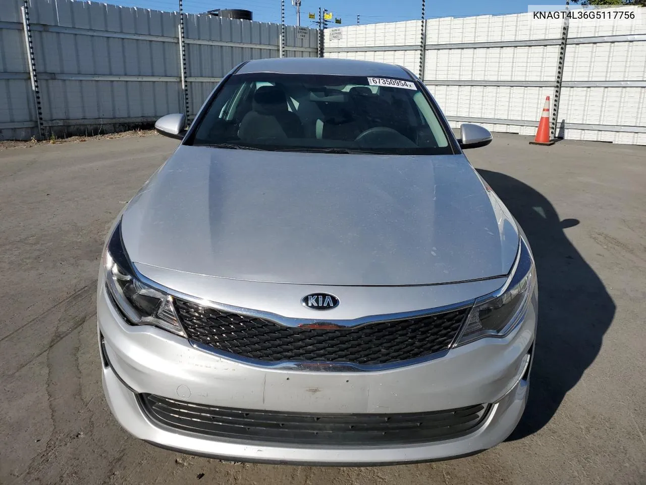 KNAGT4L36G5117756 2016 Kia Optima Lx