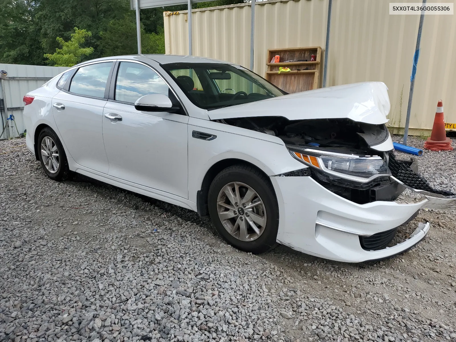 5XXGT4L36GG055306 2016 Kia Optima Lx