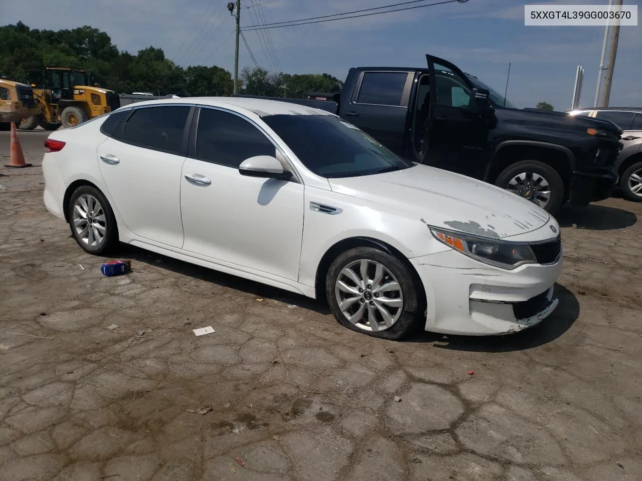 2016 Kia Optima Lx VIN: 5XXGT4L39GG003670 Lot: 67455924