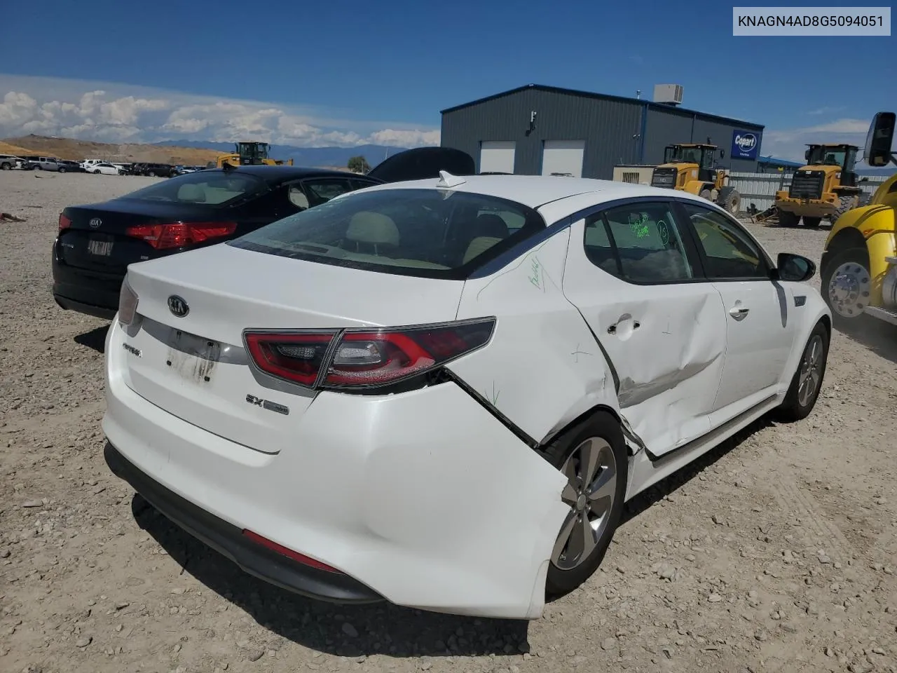 2016 Kia Optima Hybrid VIN: KNAGN4AD8G5094051 Lot: 67477664