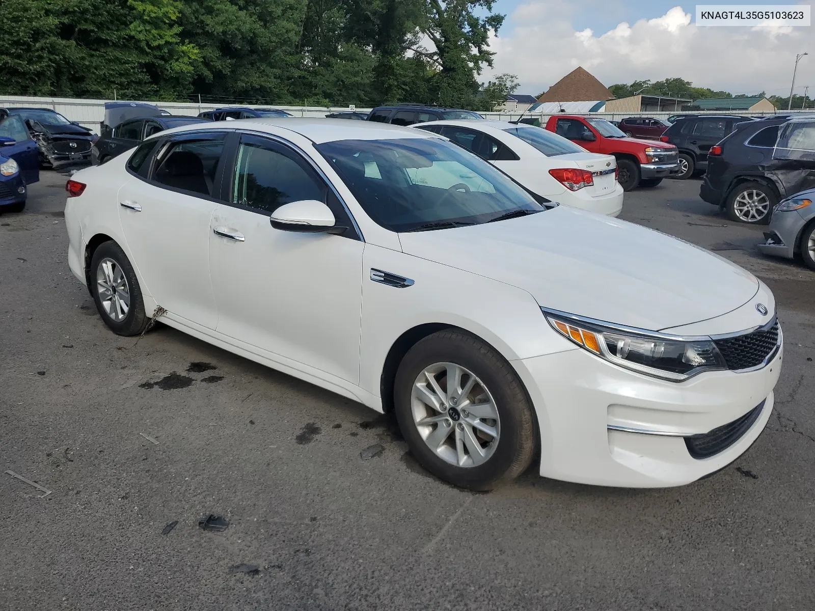 KNAGT4L35G5103623 2016 Kia Optima Lx