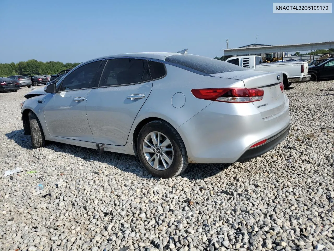 2016 Kia Optima Lx VIN: KNAGT4L32G5109170 Lot: 67897274