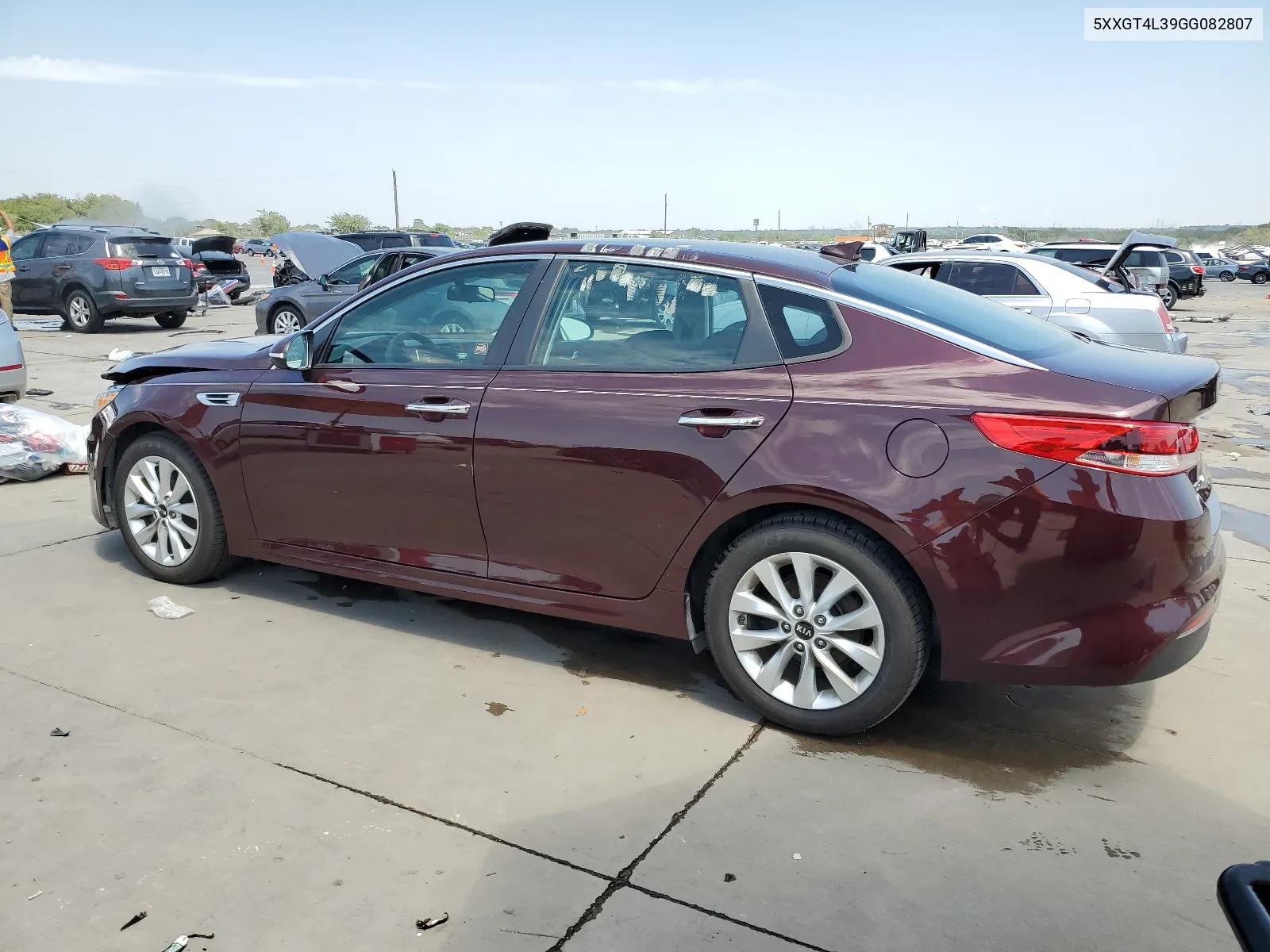 2016 Kia Optima Lx VIN: 5XXGT4L39GG082807 Lot: 67952384