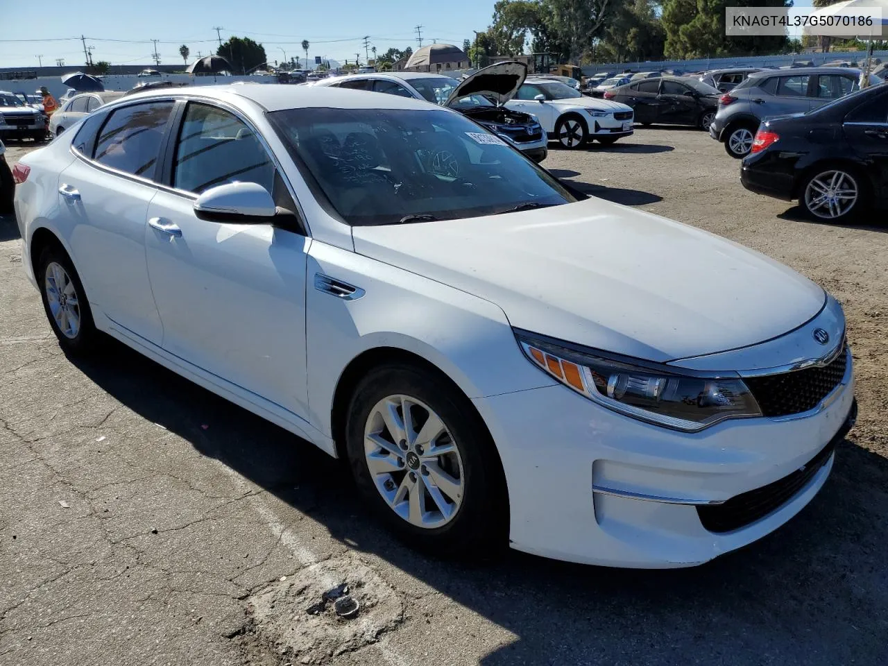 KNAGT4L37G5070186 2016 Kia Optima Lx