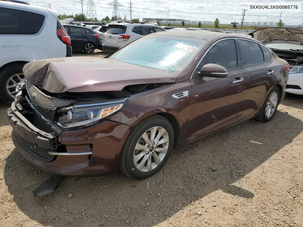 5XXGU4L3XGG085776 2016 Kia Optima Ex