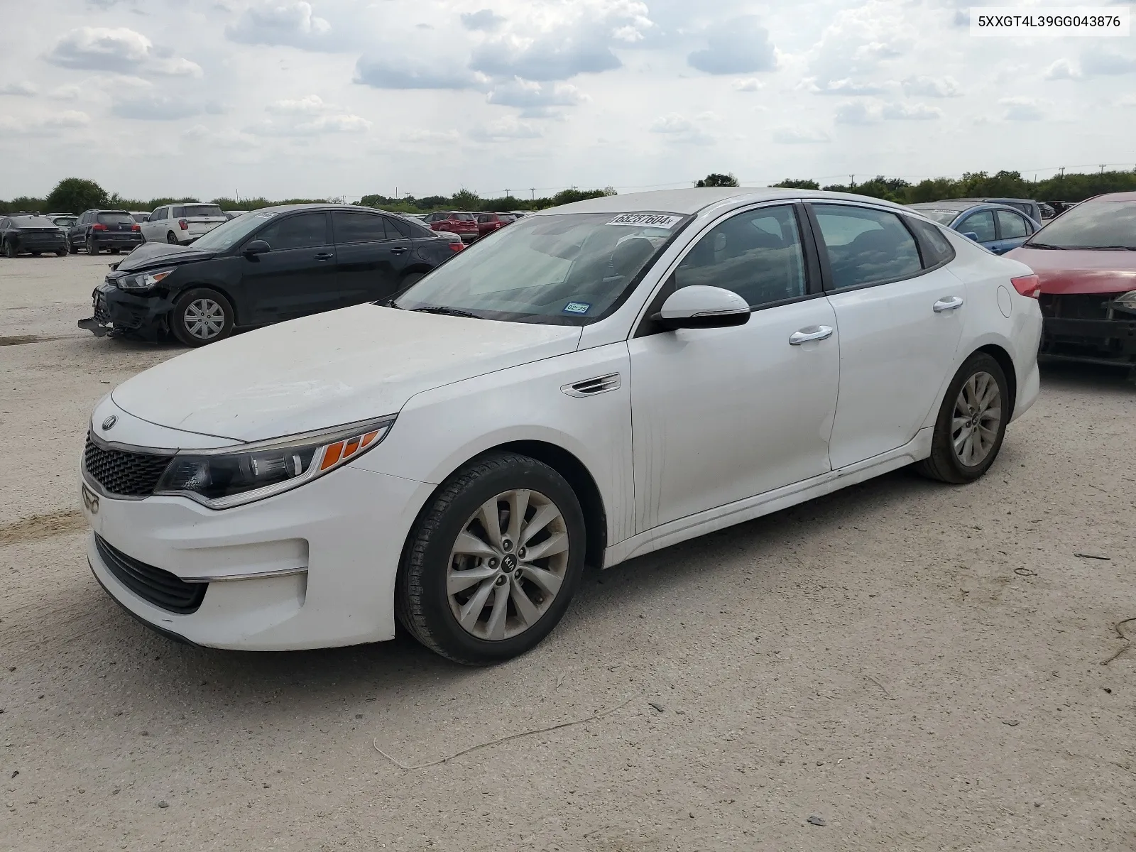 2016 Kia Optima Lx VIN: 5XXGT4L39GG043876 Lot: 68287604