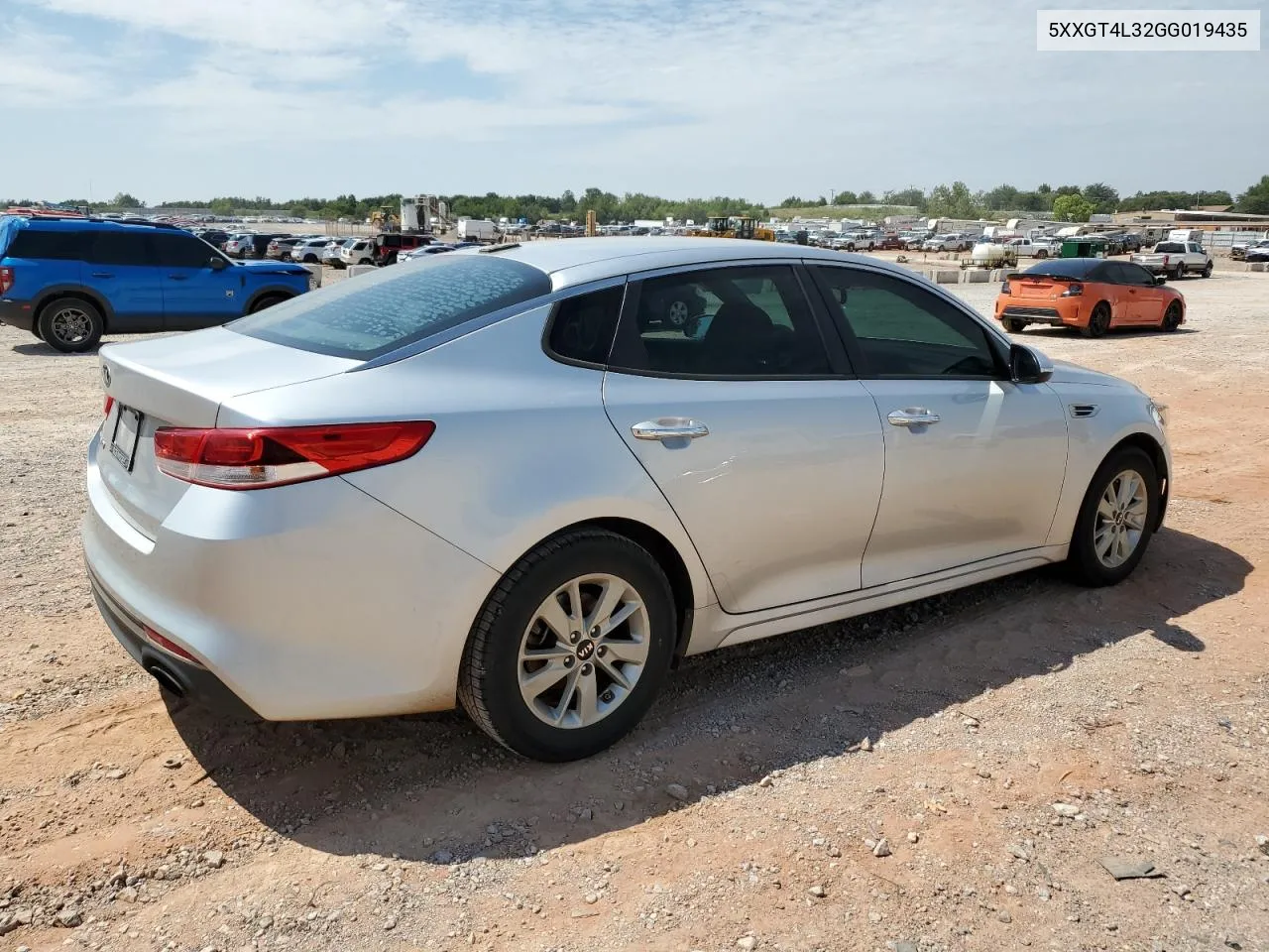 2016 Kia Optima Lx VIN: 5XXGT4L32GG019435 Lot: 68332864