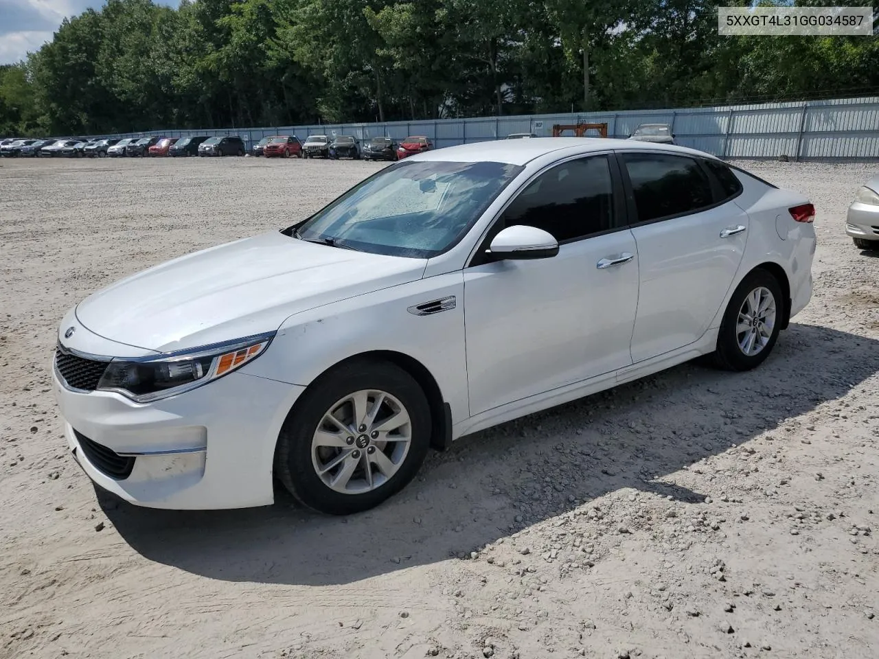 2016 Kia Optima Lx VIN: 5XXGT4L31GG034587 Lot: 68372294