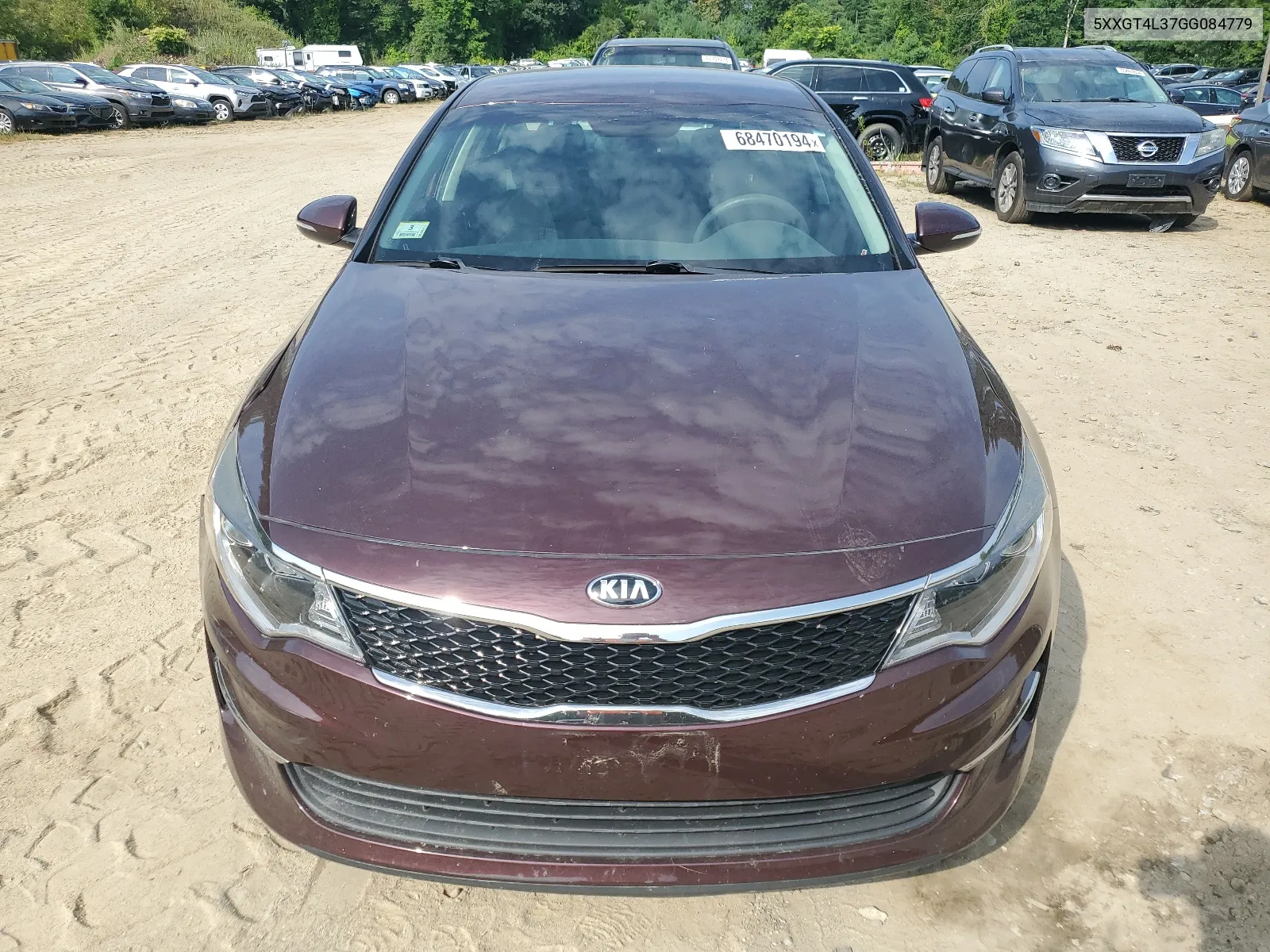 2016 Kia Optima Lx VIN: 5XXGT4L37GG084779 Lot: 68470194